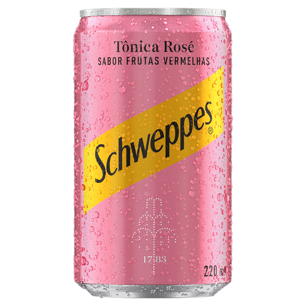 ÁGUA TÔNICA SCHWEPPES 220ML LT ROSE