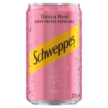 ÁGUA TÔNICA SCHWEPPES 220ML LT ROSE
