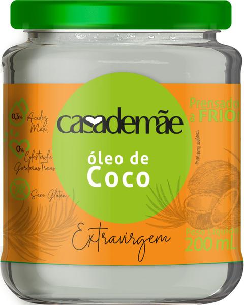 ÓLEO COCO CASA DE MÃE 200ML EXTRA VIRGEM