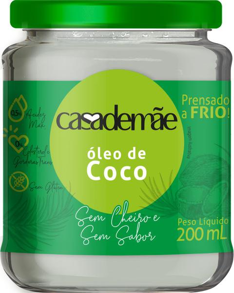 ÓLEO COCO CASA DE MÃE 200ML S/SABOR