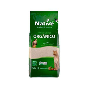 AÇÚCAR NATIVE 1KG CRISTAL ORGÂNICO CLARO