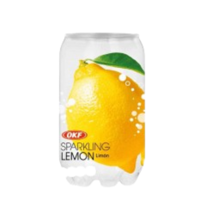 AGUA OKF 350ML SPARKLING SABORIZADO LEMON