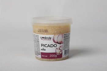 ALHO CASA DE MÃE 200G PICADO