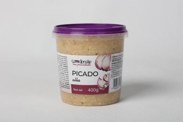 ALHO CASA DE MÃE 400G PICADO