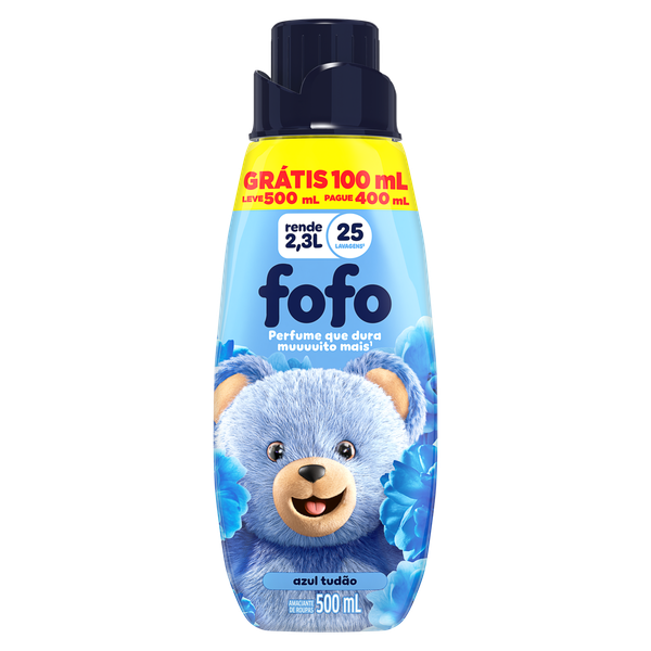 AMACIANTE FOFO LV500PG400ML CONC. AZUL TUDAO