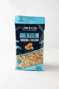AMENDOIM CASA DE MÃE 100G SALGADO