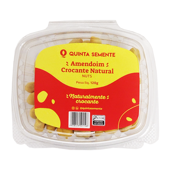 AMENDOIM QUINTA SEMANA 120G CROCANTE NATURAL