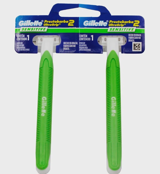 APARELHO GILLETTE C/2 PRESTOBARBA UG SENSITIVE