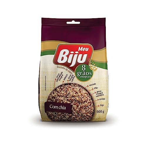ARROZ MEU BIJU 500G 8GRÃOS INTEGRAL C/CHIA