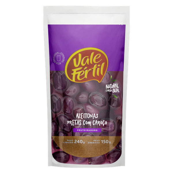 AZEITONA PRETA VALE FERTIL 150G SC