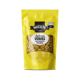 AZEITONA VERDE NUCETE 120G DOYPACK FATIADA