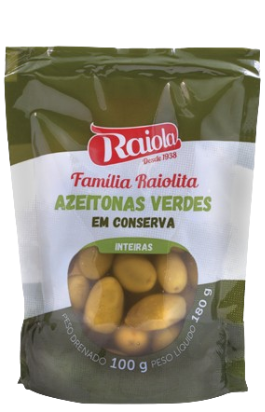 AZEITONA VERDE RAIOLA 100G SC
