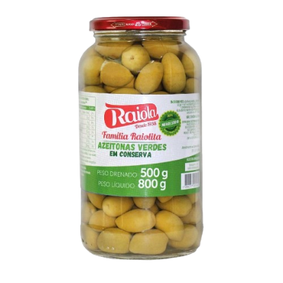 AZEITONA VERDE RAIOLA 500G VD