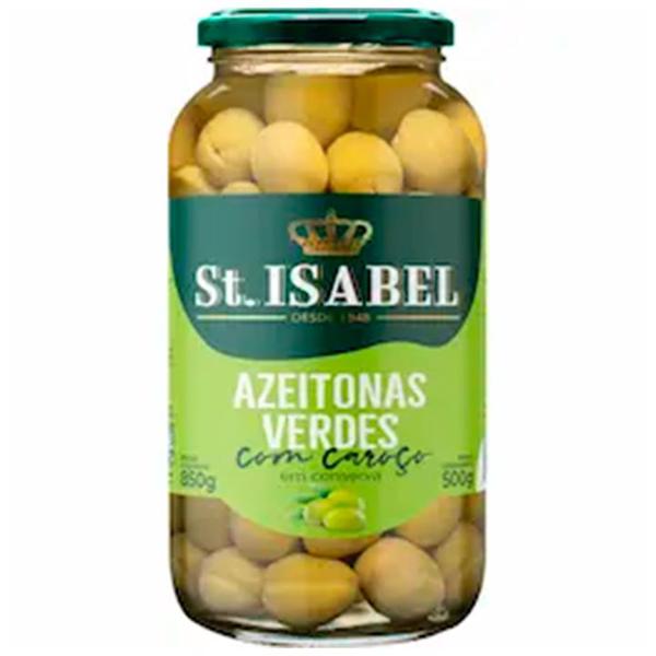 AZEITONA VERDE SANTA ISABEL 500G VD