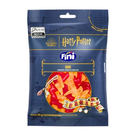 BALA GEL FINI 70G HARRY POTTER RAIO