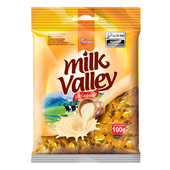 BALA TOFFANO 100G MOLE RECHEADA LEITE CONDENSADO