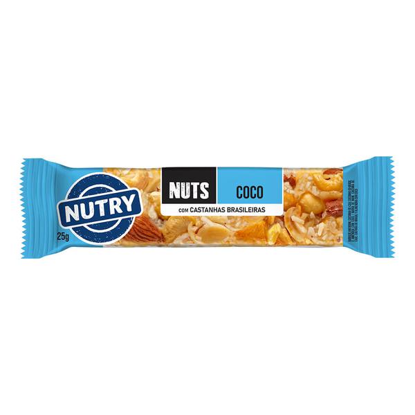 BARRA CASTANHA NUTRY NUTS 25G COCO