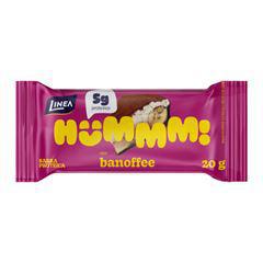BARRA CEREAL LINEA HUMMM 20G 5G PROTEÍNA BANOFFEE