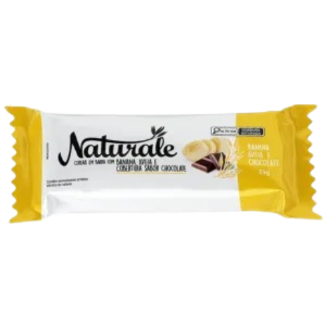 BARRA NATURALE 22G BANANA/AVEIA/CHOCOLATE