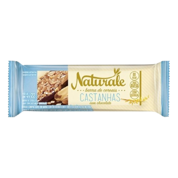 BARRA NATURALE 22G CASTANHA C/CHOCOLATE