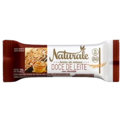 BARRA NATURALE 22G DOCE LEITE C/CHOCOLATE