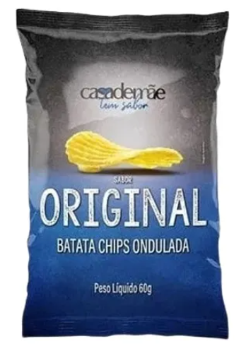 BATATA CASA DE MÃE 60G ONDULADA TRADICIONAL