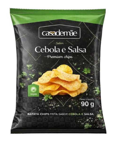 BATATA CASA DE MÃE 90G RÚSTICA CEBOLA E SALSA
