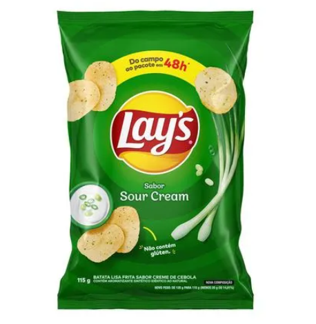 BATATA LAYS 115G SOUR CREAM