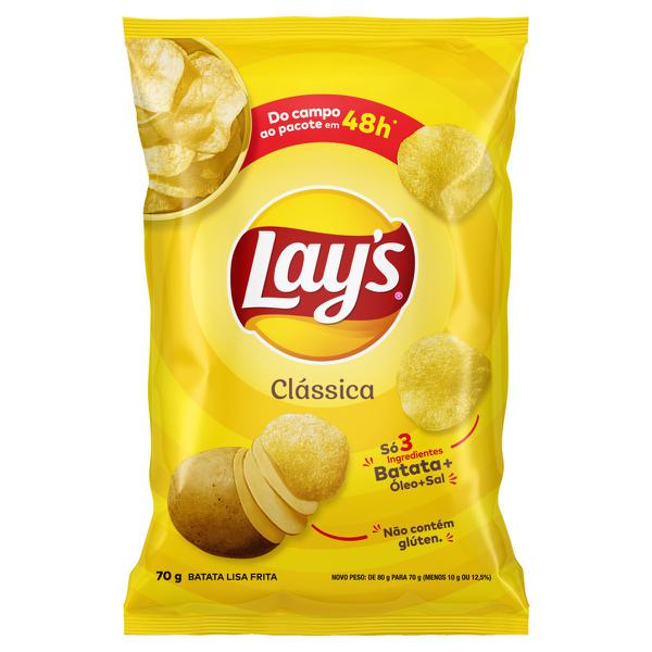 BATATA LAYS 70G CLÁSSICA