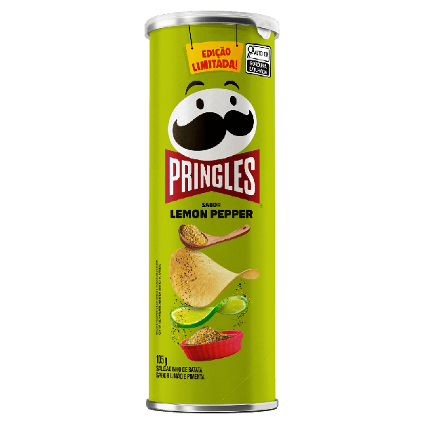 BATATA PRINGLES 105G LEMON PEPPER