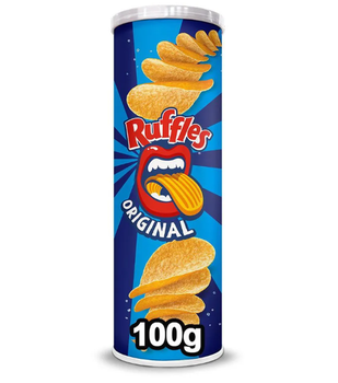 BATATA RUFFLES 100G TUBO ORIGINAL