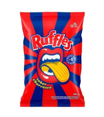 BATATA RUFFLES 68G CHURRASCO