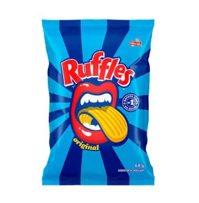 BATATA RUFFLES 68G NATURAL C/SAL