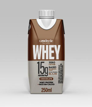 BEBIDA LÁCTEA CASA DE MAE 250ML 15G PROTEÍNA WHEY CHOCOLATE