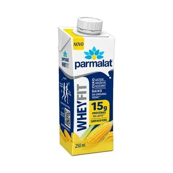 BEBIDA LÁCTEA PARMALAT 250ML. WHEY FIT MILHO VERDE