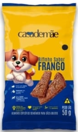 BIFINHO CASA DE MÃE 50G CÃO FRANGO