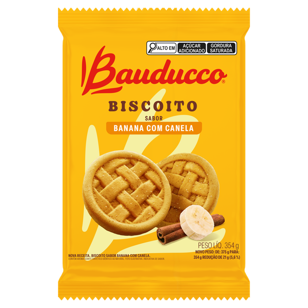 BISCOITO BAUDUCCO 354G BANANA/CANELA