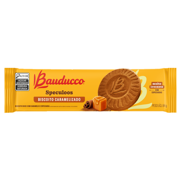 BISCOITO BAUDUCCO 84G SPECULOOS CARAMELIZADO