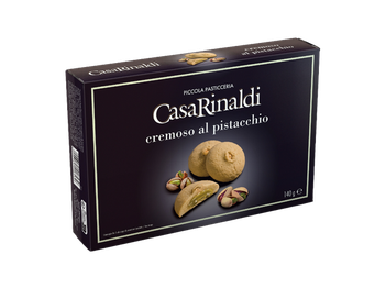 BISCOITO CASA RINALDI 140G RECHEIO CREME PISTACHE