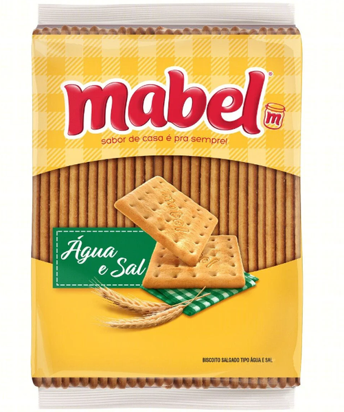 BISCOITO MABEL 300G ÁGUA E SAL
