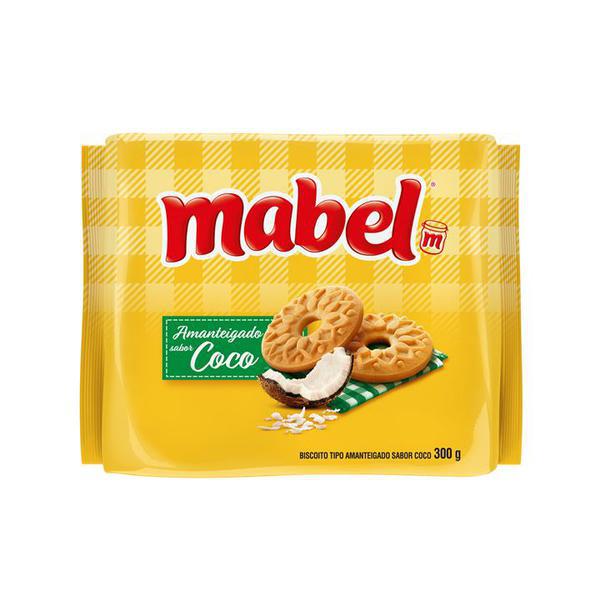 BISCOITO MABEL 300G AMANTEIGADO COCO
