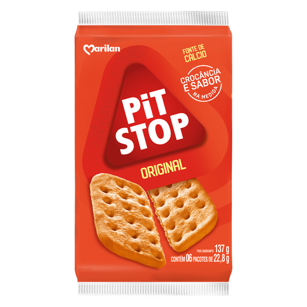 BISCOITO MARILAN 137G PIT STOP ORIGINAL