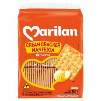 BISCOITO MARILAN 300G CRACKER MANTEIGA