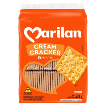 BISCOITO MARILAN 300G CREAM CRACKER