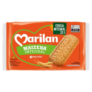 BISCOITO MARILAN 300G MAIZENA INTEGRAL