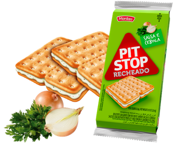 BISCOITO MARILAN 98G PIT STOP RECHEADO SALSA CEBOLA
