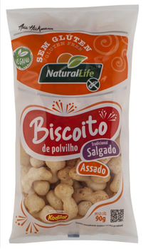 BISCOITO POLVILHO NATURAL LIFE 90G S/GLÚTEN TRADICIONAL