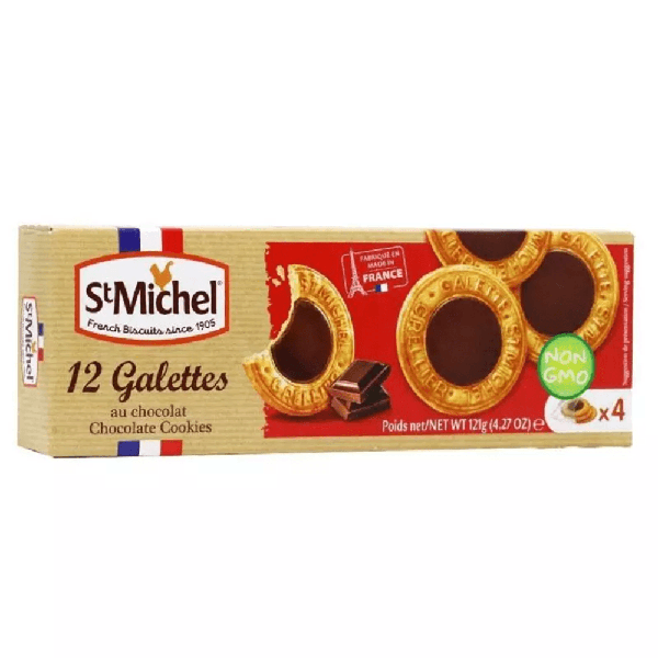 BISCOITO SAINT MICHEL 121G AMANTEIGADO CHOCOLATE
