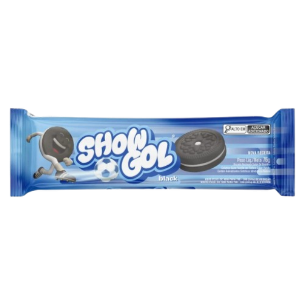 BISCOITO SHOW GOL 76G RECHEADA BAUNILHA