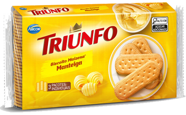 BISCOITO TRIUNFO 345G MAISENA MANTEIGA